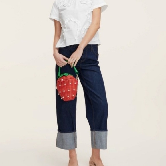 Kate Spade High Rise Straight Leg Wide Cuff Cuffed Dark
Jeans Ankle x Target 2 - Picture 1 of 9